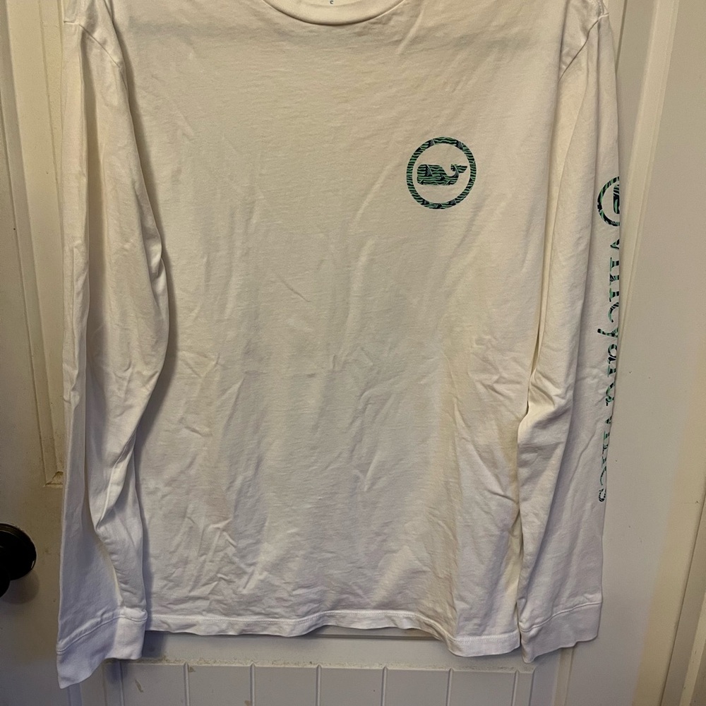 Vineyard Vines White Long Sleeve Tee